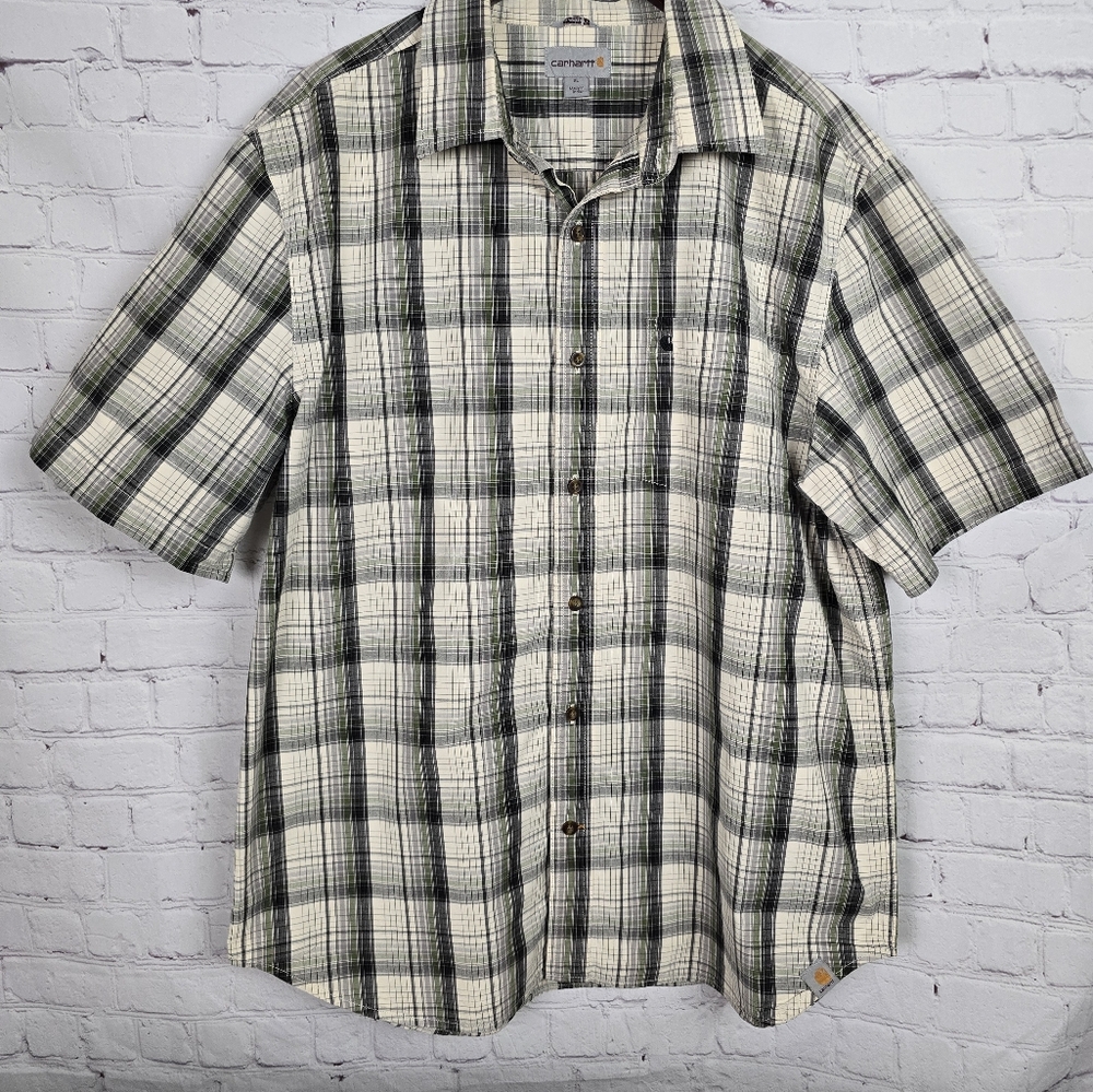 Carhartt Relaxed Fit Short Sleeve Shirt M XL Reg